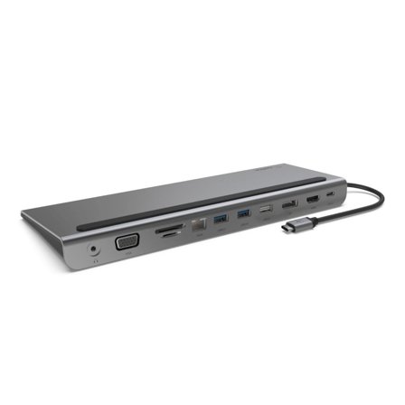 Belkin CONNECT 11-in-1 multiportdokk - USB-C - VGA, HDMI, DP - 1GbE