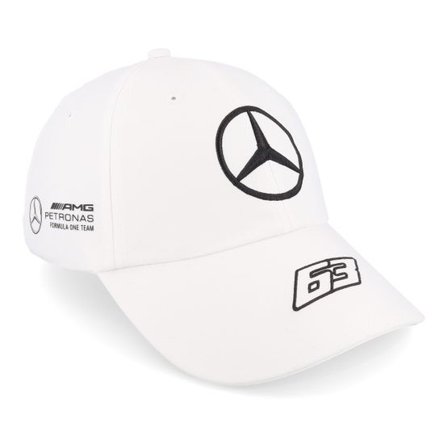 Formula One - Motor Vit unconstructed Keps - Mercedes AMG F1 23 Russel White Dad Cap @ Hatstore