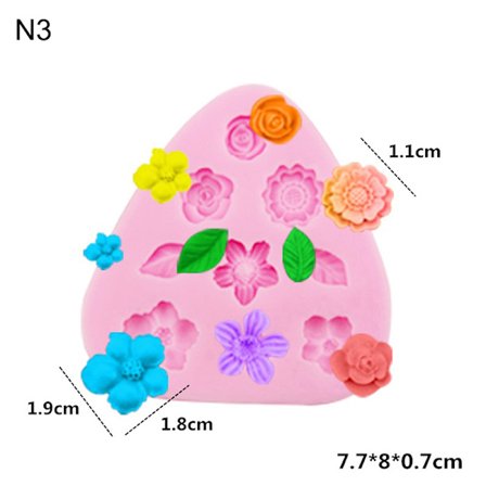3D Silikon mould Godis Choklad DIY Cake Cookie Cupcake