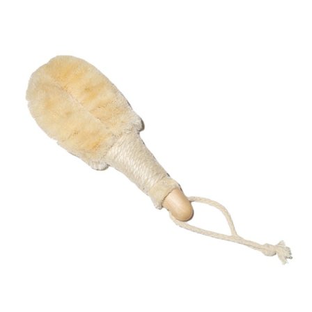 Sisal krops- og tør hudbørste til bad og brusebad - Naturlige fibre