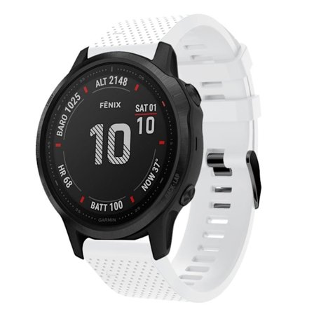 Garmin Fenix 6S silikone Urrem - Hvid