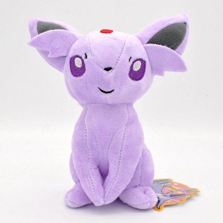 20 cm liten storlek 9 typer av sittande ställningar Eevee, eld, vatten, sol, älva, olika färg måne Eevee plyschdocka