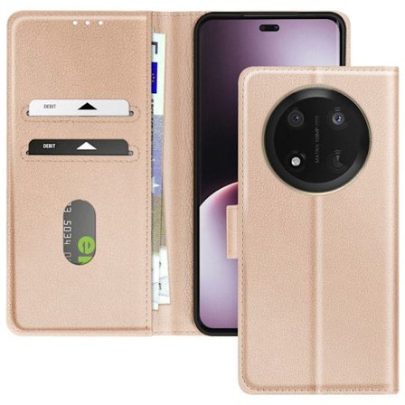 Etui til Honor Magic 7 Lite - Chesterfield - Rosé Champagne - Lommebok - Videostøtte - Magnetisk