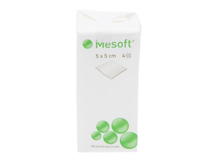 Mesoft Kompresser, Usteril, 5 x 5cm, 100 stk.