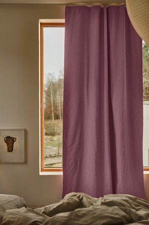 Jotex - Mørkleggingsgardin Lin 1-lengde Rosa - MELANIE - Kjøp Mørkleggingsgardiner hos Jotex