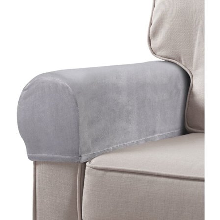 2-pakning Universal Sofa Armlenebeskyttere, Elastiske Armbeskyttere, Kompatible med de fleste sofaer