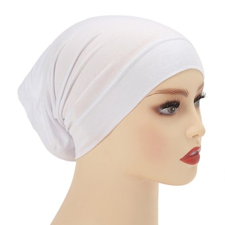 Vit ny kartonghatt med låg modal merceriserad bomull för kvinnor, hög el