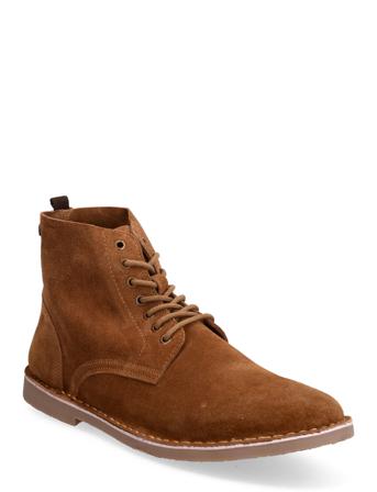 Jfwbruce Suede Boot Nyörisaappaat Ruskea Jack & J S