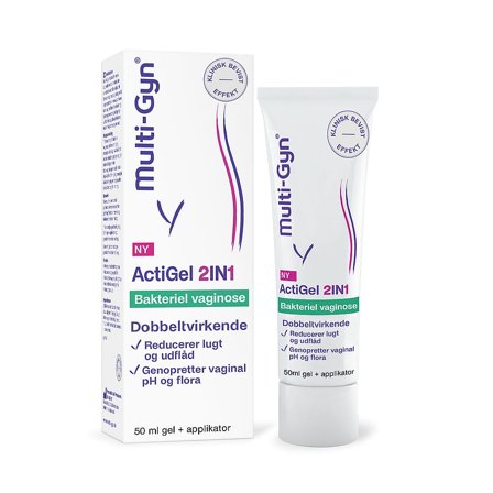 Multi-Gyn Actigel 2in1 til Bakteriel Vaginose 50 ml, Skincare, Intimpleje, Intimgel Og -Creme