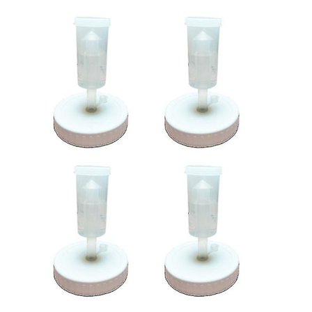 4 stk. Mund-Masonkrukke Låg Fermentering Låg Med Luftlåse Fermenteringssæt Til Fremstilling af Sauerkraut i W Hy