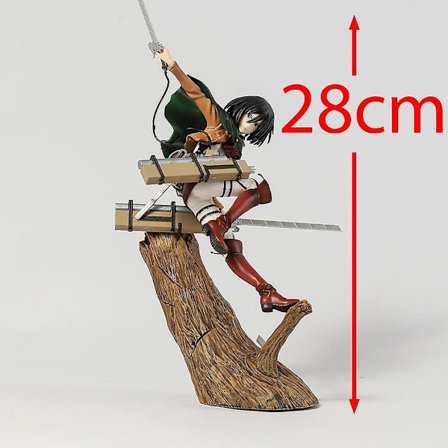 Attack On Titan Mikasa Levi Ackerman Renewal Package Ver. Samlerfigur Figur Model Statue
