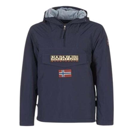 Napapijri, Hooded jacket Blauw, Heren, Maat:M