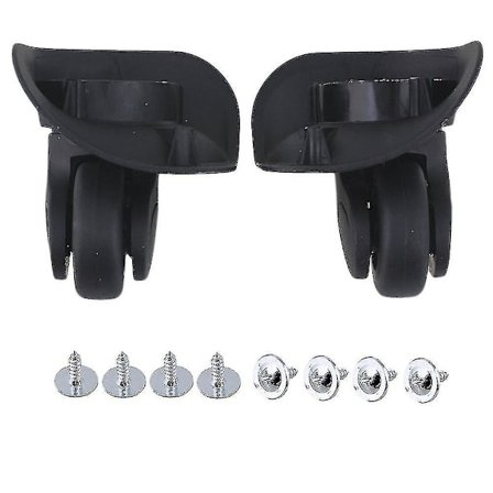 1 par 91x107x49mm Store Sort Kuffert Kufferthjul 360° Drejelige -ge