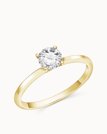 Multi-stone Ring Elin 18K Rose Gold 0.5 Carat - Engagement Rings & Wedding Rings from Vanbruun