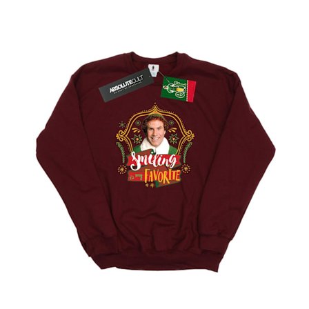 Elf Herr Buddy Leende Sweatshirt L Bourgogne