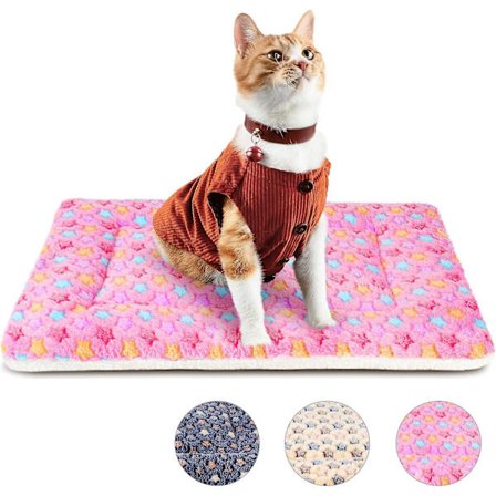 Katteseng til Indendørs Katte Killing Husdyr Hundedækken til 18 Tommer Bur Seng Madras Pude Pude