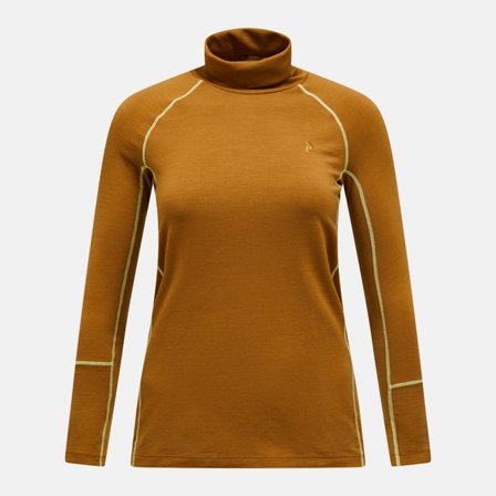 Peak Performance - Magic Rollneck Wool-blend Baselayer Femme