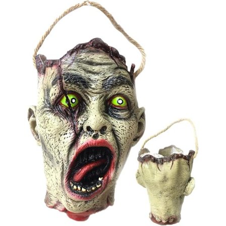 Halloween Kranie Slikskål Holder | Kraniehoveder Slikskål Holder | Bærbare Kranieformede Trick or Treat Poser til Hjemmekontorindretning