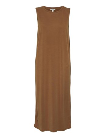 Objannie S/L Dress Brown Object