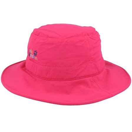 Jack Wolfskin - Růžový bucket Klobouk - Kids Supplex Wingtip Hat Orchid Bucket @ Hatstore