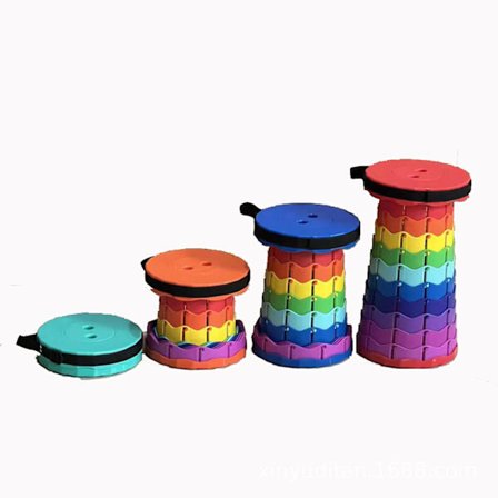 Husbordsfoldbar Mini Børnestol Lav Stol Bærbar Stol Tyk