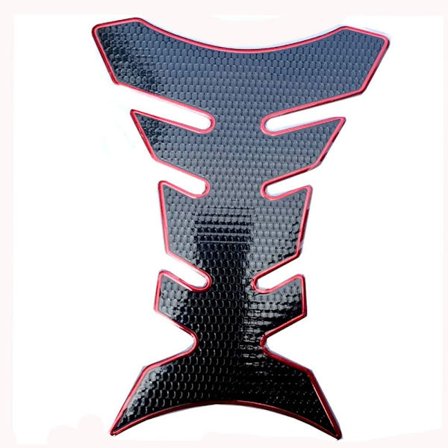 3D Fiskebein Dekaler Motorsykkel Drivstofftank-klistremerker RØDE