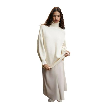 Mango Striksweater med rullekrave inbo, Dame, Størrelse: XS