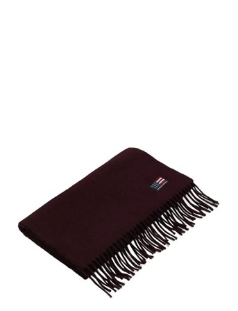 Recycled Wool Blend Scarf Burgundy Lexington Clothing