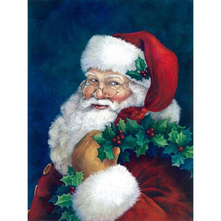 30*40 Jultomten Diamantmålning Julserie Utrikeshandel