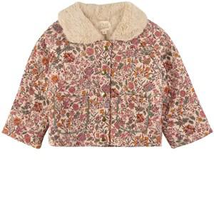 Kids - Louise Misha Cream Savage Garden Jasmina Jacket 4 Years - Coats and jackets - 4 years - Cream