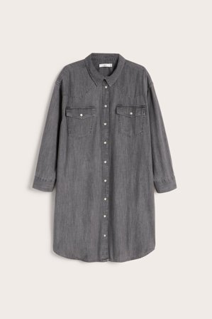 Kappahl | Jeansklänning | Silvergrå