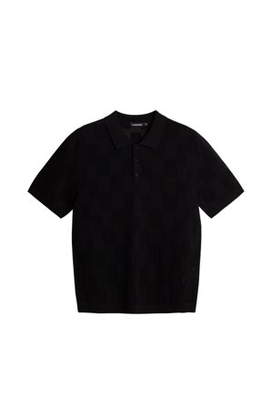 J.Lindeberg - Reymond Stacked Bridge Polo - Black - Mann - L