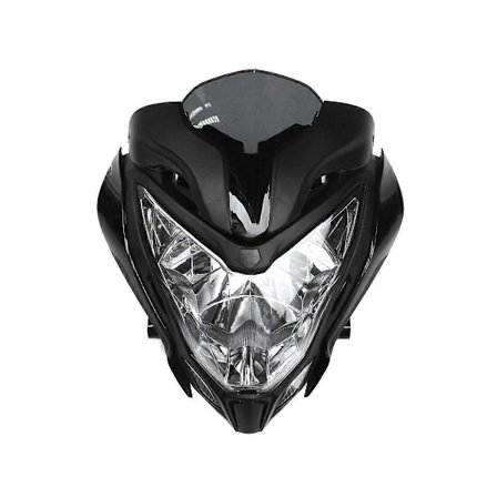 Musta moottoripyörän ajovalokokoonpano Yhteensopiva 150 200-Perfet -mallien kanssa