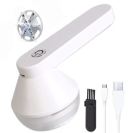 Uppladdningsbar noppborttagare med 6 blad