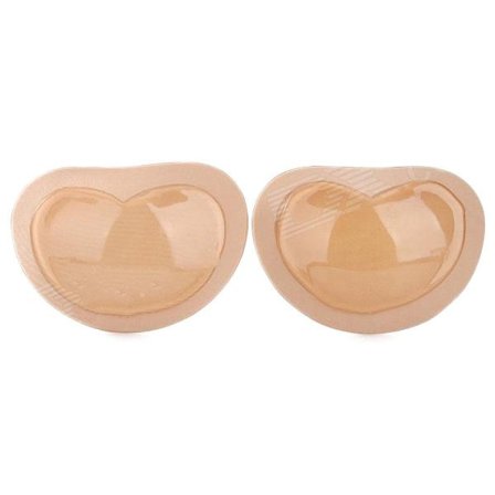 BH-inlägg - Hjärtformade push up-kuddar för behå - Beige