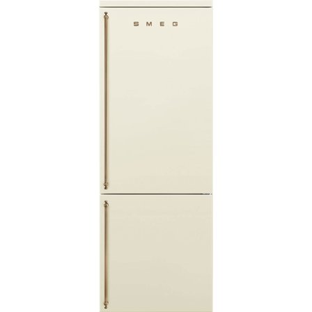 Smeg FA8005RPO6 högerhängd kyl/frys 70 cm, creme | Vitvaror > Kyl/Frysskåp | Bagaren och Kocken
