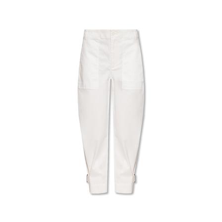 Proenza Schouler Bukser with pockets Hvid, Dame Bukser