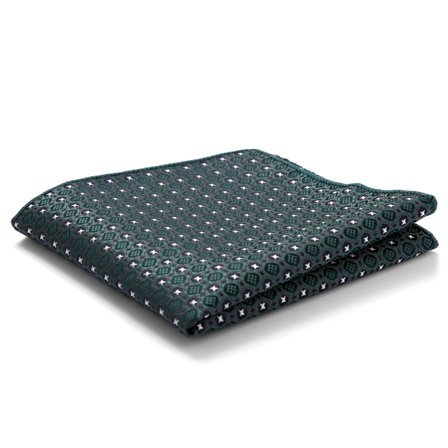 Zelená vreckovka do saka Tapestry pre mužov - Vzorované vreckovky do saka