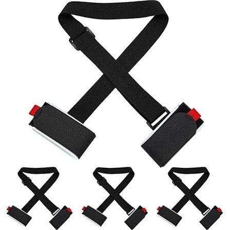 /Hc/4-pak Skibånd / Ski Holder – Bærerem til ski