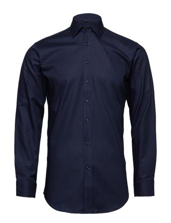 Fine Twill - Slim Fit Skjorte Business Blå Seven Seas Copenhagen