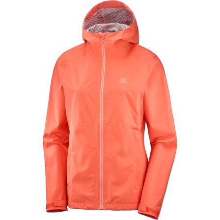 Salomon Women's La Cote Flex 2,5 L Jacket Women shell jackets Orange XL