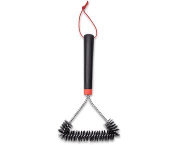 Weber Tresidig Grillborste 30 cm - Tresidig grillborste för smidig och snabb rengöring
