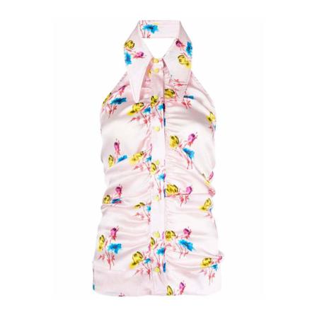 Ganni, Sleeveless Tops Różowy, Kobieta, Rozmiar: L