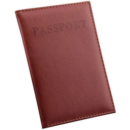 Etui til pas - Mørkebrun