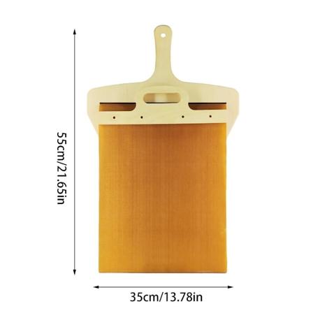 Liukuva Pizzalauta Taikuri Tarttumaton Pizzalauta Pizzakavain Puukahvalla Kakun Nostin Siirtoalusta Keitti n Pizzakauha -WELLNGS 35x55CM