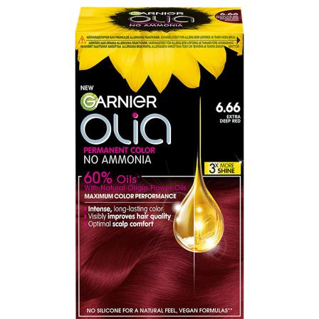 Garnier Olia 6.66 Extra Deep Red, Hår, Hårfarve, Permanent Hårfarve