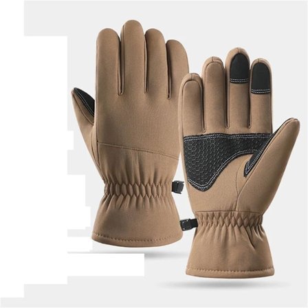 Vinter Skidhandskar Herr Utomhus Mountainbike Cykel Sportshandskar Vattentäta Varma Ull Tjock Pekskärm