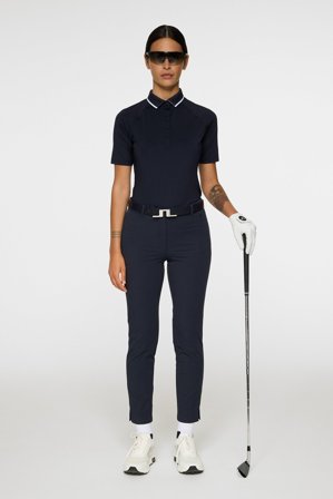 J.Lindeberg - Lei Fleece Twill Pant - Golf - Blue - Women - 26