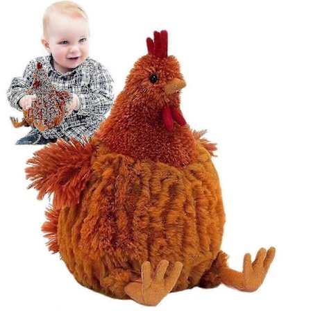 Cecil Kyckling Plyschleksak 23cm Söt Mjuk Gosedjur Docka Kycklingdocka Barnpresent