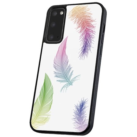 Samsung Galaxy S10 - Skal/Mobilskal Fjädrar
